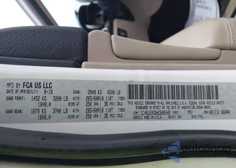 2017 Jeep Grand Cherokee Laredo 4X2 z USA, uszkodzony, nr VIN 1C4RJEAG9HC605545